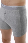 Erkek Elastanlı Biyeli Gri Melanj Boxer Şort 880 thumbnail 9