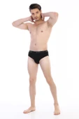 Erkek Ribana Klasik Siyah Slip 870 - 4