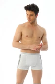 Erkek Elastanlı Biyeli Beyaz Boxer 850 - 5