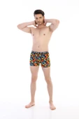 Erkek Renkli Emoji Desenli Dijital Boxer 796 - 7