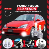 Ford Focus 1 1999-2001 Sis Farı Uyumlu Şimşek Etkili Led Xenon Performance Series H1 - 1