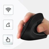 Monozone Yeni Nesil Kablosuz Ergonomik Dikey Mouse PC Gamer Usb Bilek Destekli Vertical Gamer Mouse - 10