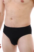 Erkek Süprem Siyah Slip 741 - 6