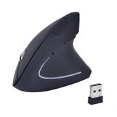 Monozone Yeni Nesil Kablosuz Ergonomik Dikey Mouse PC Gamer Usb Bilek Destekli Vertical Gamer Mouse - 6