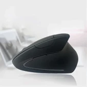 Monozone Yeni Nesil Kablosuz Ergonomik Dikey Mouse PC Gamer Usb Bilek Destekli Vertical Gamer Mouse - 9