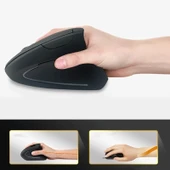 Monozone Yeni Nesil Kablosuz Ergonomik Dikey Mouse PC Gamer Usb Bilek Destekli Vertical Gamer Mouse - 2