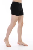 Erkek Elastanlı Biyeli Siyah Boxer Şort 880 thumbnail 6