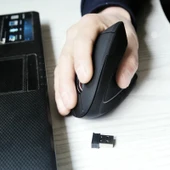 Monozone Yeni Nesil Kablosuz Ergonomik Dikey Mouse PC Gamer Usb Bilek Destekli Vertical Gamer Mouse - 8