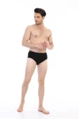 Erkek Elastanlı Siyah Slip 887 - 2