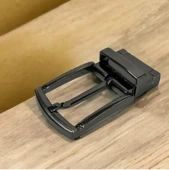 Kemer Tokası 4,5 cm Döner Kafa 1 Adet Siyah Nikel (Leathercraft, Deri Hobi) thumbnail 1