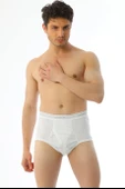 Erkek Ribana Klasik Beyaz Slip 860 - 1