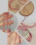 Gül Kuvars Taşı 99luk Tesbih 4mm (45212) thumbnail 1