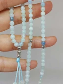 Akuamarin Taşı 99luk Tesbih 4mm (8980) - 2