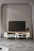 Venüs Vns Modüler Mebran Kapak. Duru  Tv Sehpas180 Cm Perast Oval Tv Ünitesi - 3