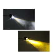 Off-Road Sis Lambası 3.5cm Beyaz-Sarı 10w 12-80v Set - 2