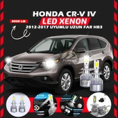 Honda CR-V 2012-2017 Uzun Far Uyumlu Şimşek Etkili Led Xenon Performance Series HB3 thumbnail 1