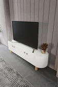 Venüs Modüler Mebran Kapak. Duru Tv Sehpas180 Cm Perast Oval Tv Ünitesi - 3