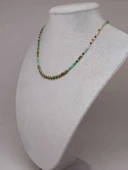 Dream Serisi Zümrüt Taşı 3mm Kolye (45910) thumbnail 5