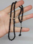 Golden & Siyah Obsidyen Taşı 99luk Tesbih 4mm (24290) thumbnail 5