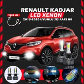 Renault Kadjar 2015-2020 Sis Farı Uyumlu Şimşek Etkili Led Xenon Pro Series H8 thumbnail 1