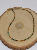 Dream Serisi Anyolit (Rubizoit- Rubyzoisit) Taşı 3mm Kolye (45936) thumbnail 4