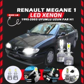 Renault Megane 1 1995-2003 Uzun Far Uyumlu Şimşek Etkili Led Xenon Performance Series H1 - 1