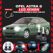 Opel Astra G 1998-2009 Kısa Far Uyumlu Şimşek Etkili Led Xenon Pro Series H7 thumbnail 1