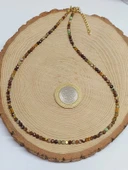 Dream Serisi Krizopras Taşı 3mm Kolye (41205) thumbnail 4