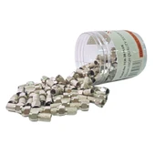 Contalı F Konnektör Rg6 Premium 22mm Kutulu  (100Adet) thumbnail 1