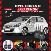 Opel Corsa D 2006-2014 Sis Farı Uyumlu Şimşek Etkili Led Xenon Premium Series H9005 thumbnail 1