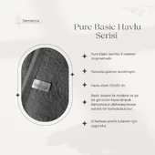 Pure Basic Pamuklu Havlu 50x85 Tek Parça El Havlusu - 5
