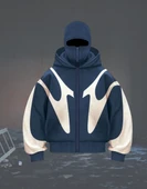 Premium Zip Designer Hoodie Mask Ceket thumbnail 2