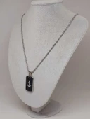 Çapa Detaylı Erkek Çelik Kolye (56020) thumbnail 5