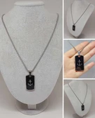 Çapa Detaylı Erkek Çelik Kolye (56020) thumbnail 1