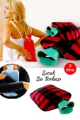 Online Kapında 2 Adet Polar Kılıflı Termofor Sıcak Su Torbası - 1
