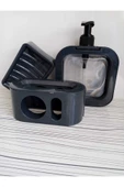 Online Kapında Lüks Sert Plastikten Üretilmiş  3’lü Banyo seti - 2