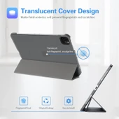 Ipad Pro 13 Inç 2024 M4 Kılıf Flip Smart Standlı Akıllı Kılıf Smart Cover Case  Space Grey - 2
