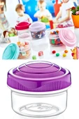 Online Kapında OnlineKapında3 Adet Kahvaltılık Saklama KabıEğlence Kutusu Lokumluk Ikramlık Sosluk Reçellik 3x150ml - 3