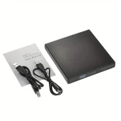 Monozone Harici Dvd Rw Usb 2.0 Cd Dvd Yazıcı Okuyucu  Harici CD-RW sürücü DVD-ROM Oynatıcı - 6