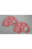 Lova Mama Tabağı Araba Model Pembe 30x17 Cm Lv-108 - 1