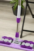 Online Kapında Yeni Nesil Ayarlanabilir Mikrofiber Mop Yer Duvar Fayans Temizleyici Yedek Bez Hediyeli Mandallı Mop - 3