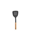 ENES Çizmez Ahşap Saplı Set Kaşık,kepçe,spatula,çırpıcı,kevgir,çizmez Isıya Dayanıklı - 6