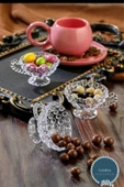 Online Kapında 6 Adet Akrilik Boncuklu Fincan Görünmülü Lokumluk Sosluk Çerezlik Reçellik Kahvaltılık,Sunumluk - 1