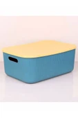 WOLKE PLASTIC Lova Shell 13,4 Lt Dekoratif Çok Amaçlı Kapaklı Saklama Kutusu - 2