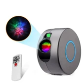 Monozone Dekoratif Yıldızlı Gökyüzü Projektör Gece Lambası Hediye Gift Işıklı Renkli Parti Masa Lambası Çocuk Projektör Uyku Işığı Lazer Galaxy - 9