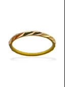 22 Ayar Altın Parlak Defneli Ajda Yüzük Alyans Çok Şık thumbnail 1