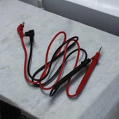 Multimetre Kablosu 70 cm Ölçü Aleti Probu 1000V 10A Avometre Kablosu thumbnail 2