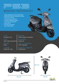 APEC PS3 49.4CC BENZINLI MOPED KIRMIZI - 6