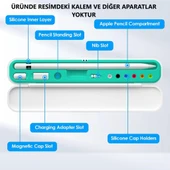 Tablet Kalemi Koruma Kutusu Kalemlik Apple Pencil 1/2/usb C/pro ve Tüm Marka Kalemler Ile Uyumlu - 7