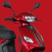 APEC PS3 49.4CC BENZINLI MOPED KIRMIZI - 5